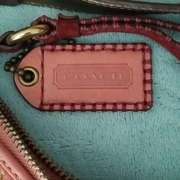 Coach Hobo Handbag Pink Multi - Picture 3 of 6